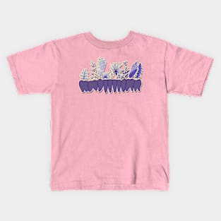 Plant Teeth (Purple and Orange) Kids T-Shirt